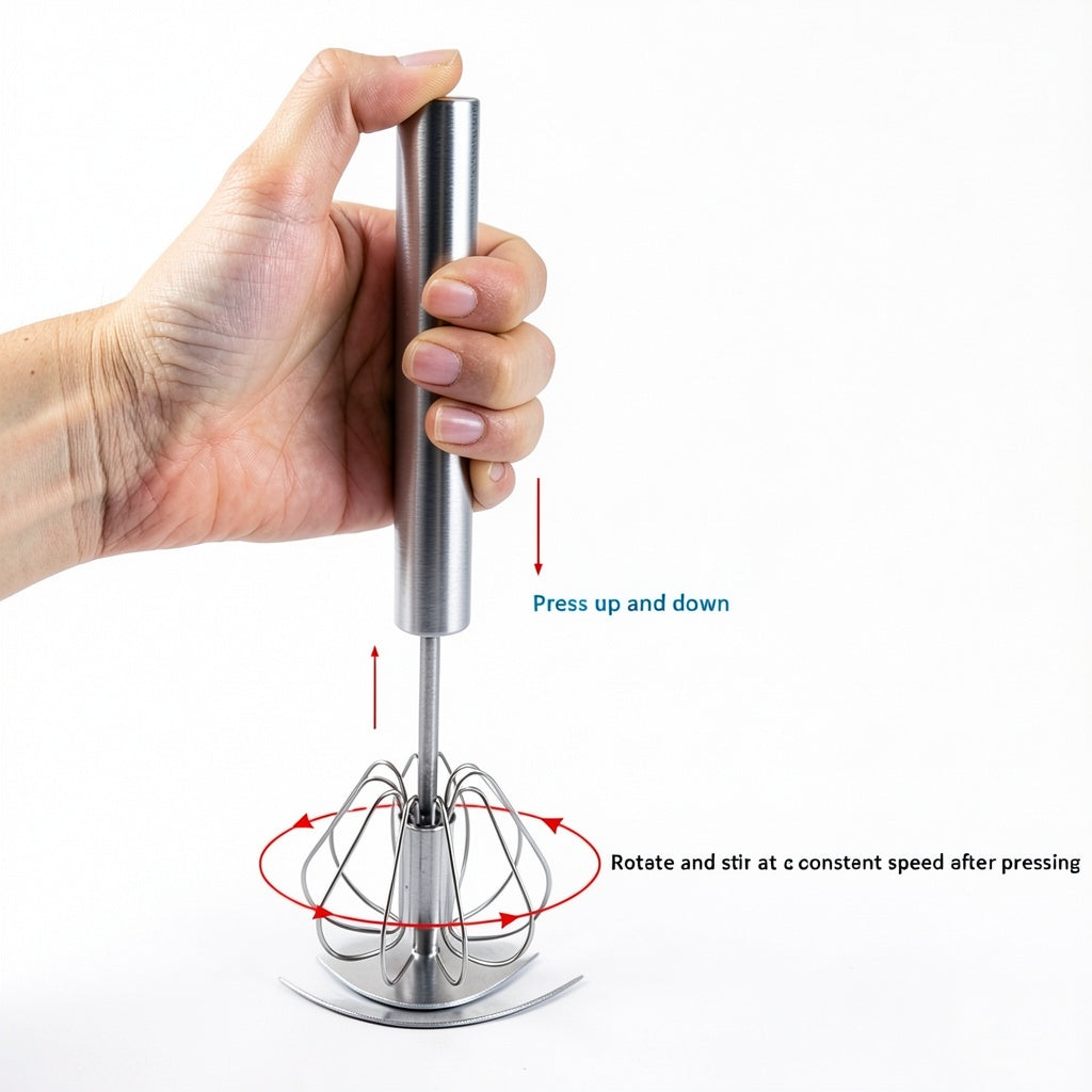 Stainless Steel Semi Auto Egg Beater Mixer
