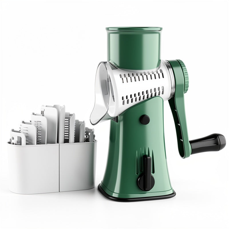 5-in-1 Rotary Cheese Grater & Vegetable Slicer