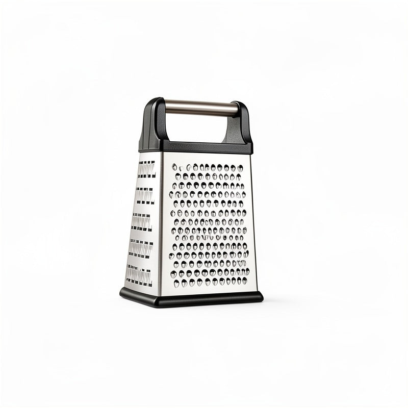 4-Sided Stainless Steel Box Grater With Container