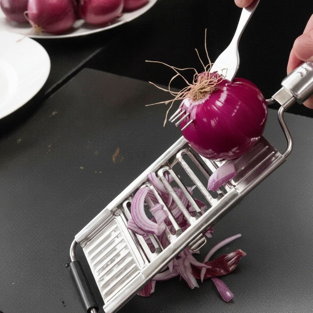 4-in-1 Stainless Steel Vegetable Slicer & Grater