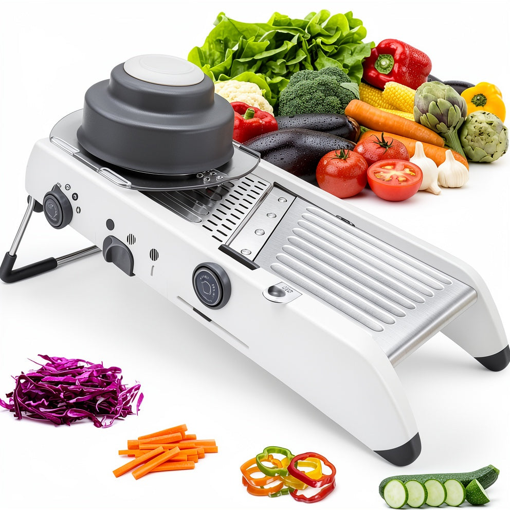 Adjustable Stainless Steel Mandoline Vegetable Slicer