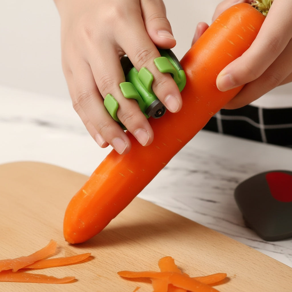 Non-Slip Kitchen Peeler With Sharp Blade