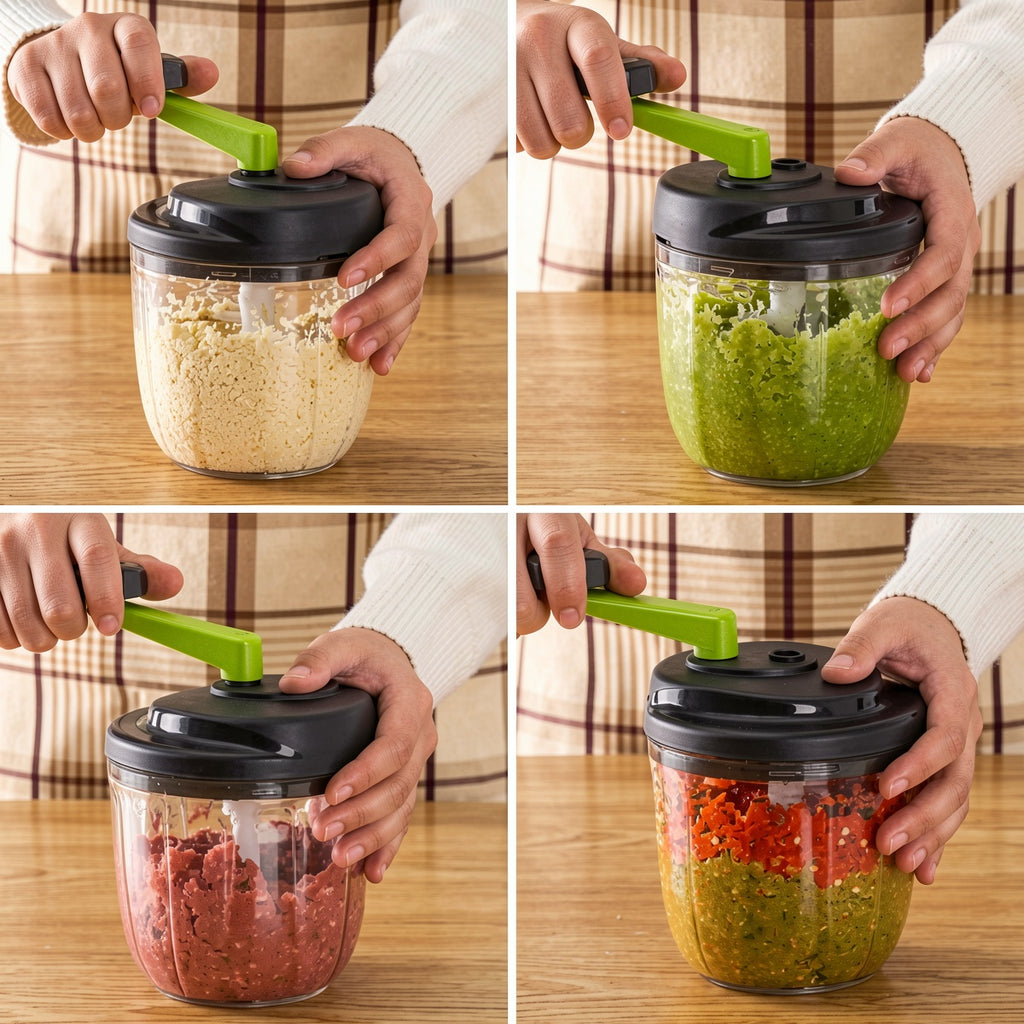 Manual Meat Mincer & Garlic Crusher