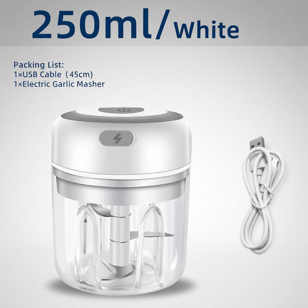USB Electric Garlic & Vegetable Chopper 250ML
