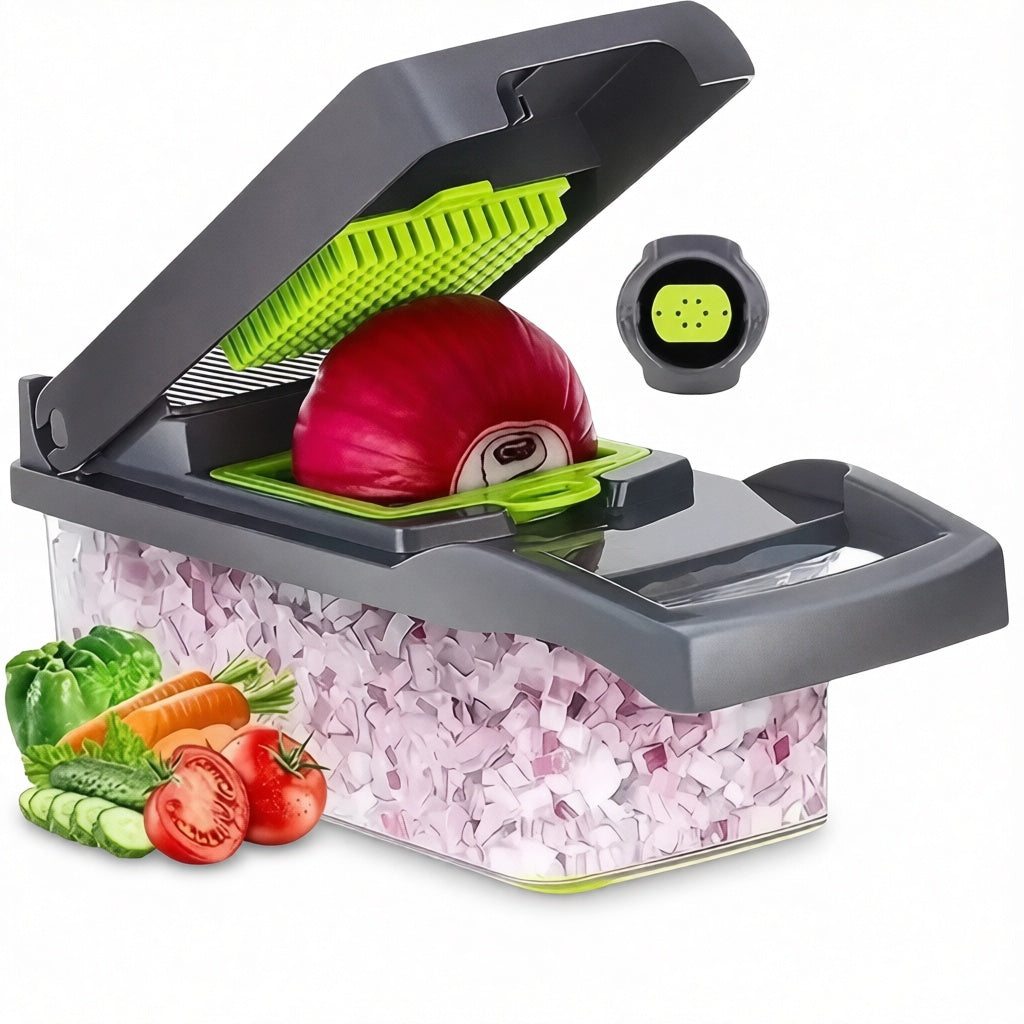 16-in-1 Multifunction Vegetable Chopper & Slicer